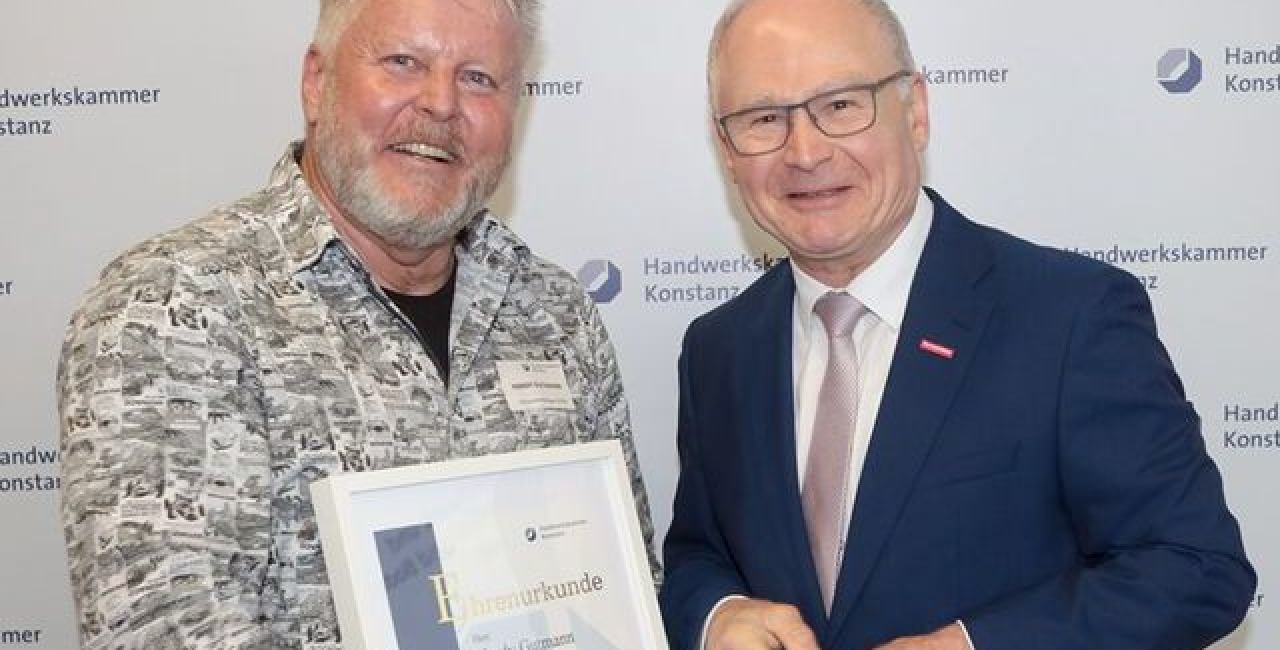 Ehrennadel Gold Hardy Gutmann (Blog)