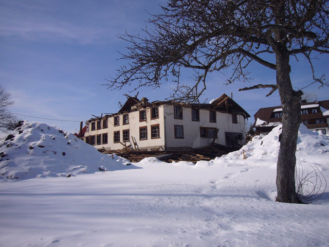 Halder StBlasien Brandruine