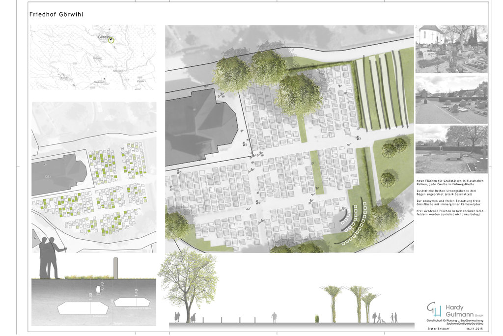 Goerwihl Friedhof Entwurf