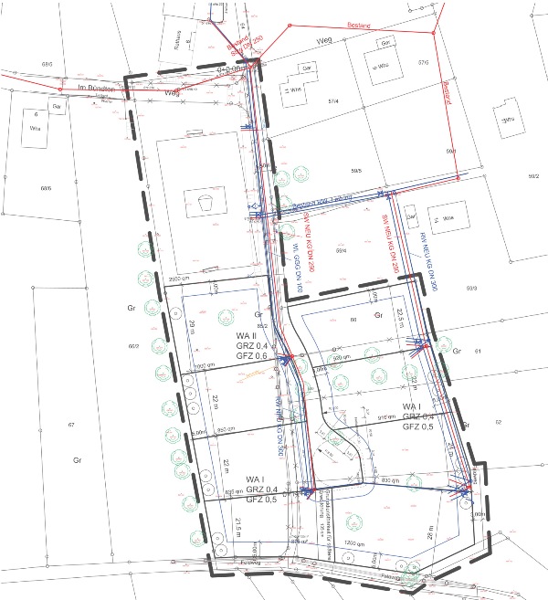 111028 BG Buenden Riedern am Wald Lageplan EP2 2